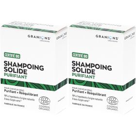 GRANIONS® Organic Gecertificeerde Vaste Shampoo - Zuiverend