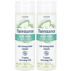Natessance Lait Démaquillant Velouté à l’Aloe Vera Certifié Bio