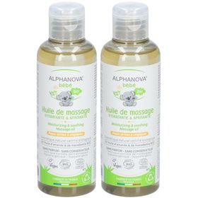 Alphanova Bébé Huile de Massage Hydratante et Apaisante