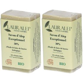 LAURALEP Savon d'Alep Exceptionnel BIO 30% laurier