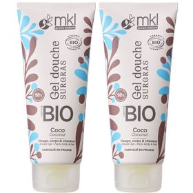 MKL Gel Douche Surgras Bio - Coco
