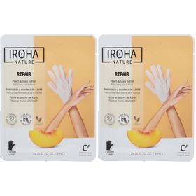 IROHA NATURE Gants de masque réparateur Peach