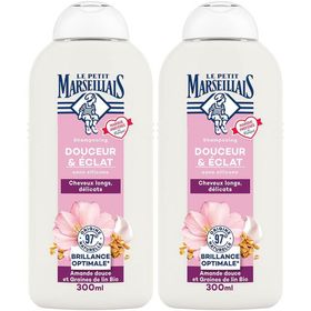 ChatGPT said:  Le Petit Marseillais | Douceur & Glans Shampoo met Biologische Zoete Amandel en Lijnzaad