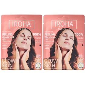 IROHA NATURE Masque de gommage pour peau parfaite à l'acide glycolique