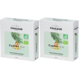 FOUCAUD Huile Essentielle Cypres - Décongestion, Douleurs menstruelles - 10 ml x2