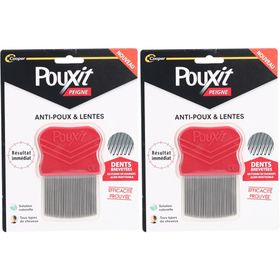 Pouxit - Roestvrijstalen luizen - en netenkam
