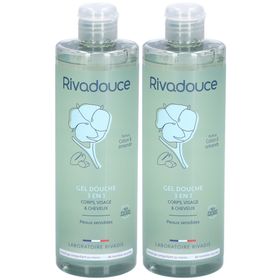 Rivadouche Gel Douche 3 en 1 Coton & Amande