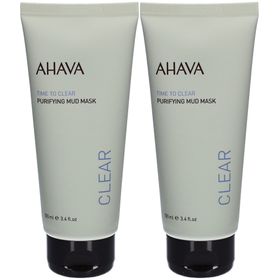 AHAVA MASQ BOUE PURIFIANT 100ML x2