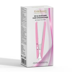 ErthSkin London Go & Glide Mini Haarglatter Roze