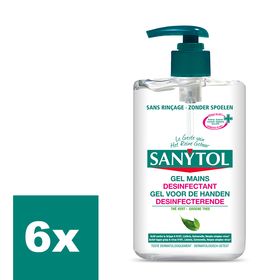 SANYTOL Desinfecterende gel voor de handen 250ML - 6 stuks