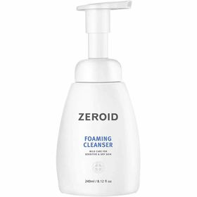 ZEROID Mousse Nettoyante Douce pour Peaux Sensibles