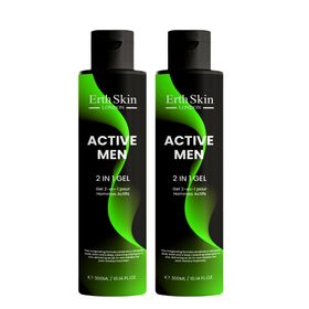 ErthSkin London Active Men 2-in-1 Douchegel Duo
