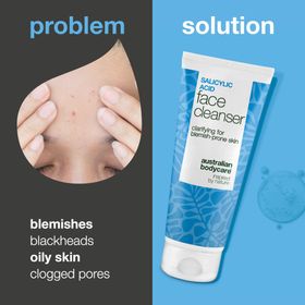 Australian Bodycare Gezichtsreiniger met salicylzuur voor de vette huid
