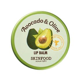 SKINFOOD Avocado & Olive Lip Balm – Baume à lèvres nourrissant à l'huile d'avocat et d'olive