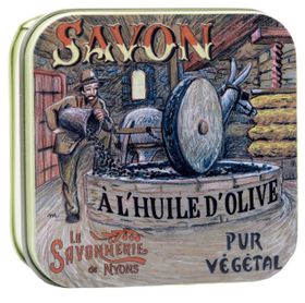 La Savonnerie de Nyons - Metalen doosje met zeep "Molen"