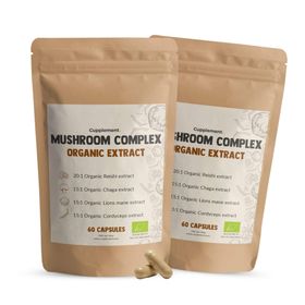 Cupplement - Complexe de champignons BIO 400 mg - Capsules