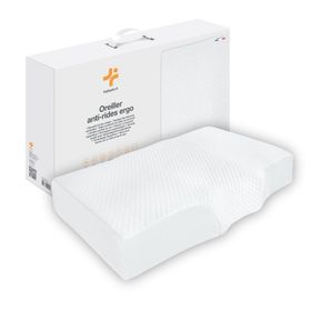 INPHYSIO Oreiller ergonomique anti-rides et anti-acouphènes ERGO