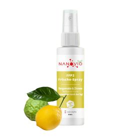 Nanovio FFP2 Spray Fraîcheur - Bergamote & Citron Parfum