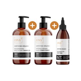 oxy8 Naturkosmetik Set - MULTICARE SHAMPOO & REPAIR HAIR CONDITIONER & HAIR TONIC