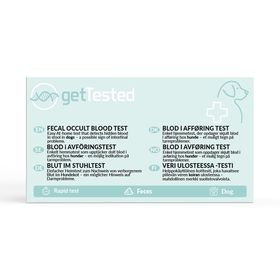 GetTested Test de détection de sang occulte dans les selles (chien)