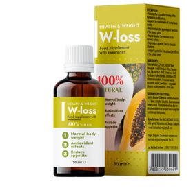 W-Loss - Gouttes 100% naturelles pour la perte de poids | Coupe-faim & métabolisme