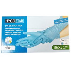 Hygostar Nitril Chemische Beschermhandschoenen Super High Risk