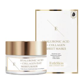 ErthSkin London Hyaluronzuur & Collageen Dagcrème + Hyaluronzuur & Collageen Masker