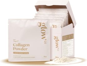 Glow25® Collagène Sachets | Collagène premium hydrolysé | Peptides Type 1 et 3 [10 unités]