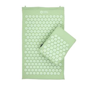 bodhi Vital acupressure SET vert pastel, tapis d'acupression avec coussin et sac