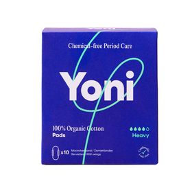 Yoni Maandverband Heavy • met vleugels - 100% Biologisch Katoen