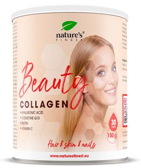 Nature's Finest Beauty Collagen - avec du Q10, Acide Hyaluronique, Zinc & MSM