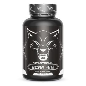 Vitastrong BCAA 4:1:1 – 150 Comprimés, Croissance Musculaire