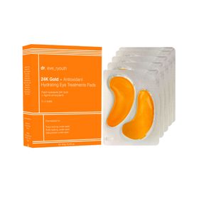 Dr. ever youth Or 24 carats + éponge crème hydratante pour les yeux antioxydante