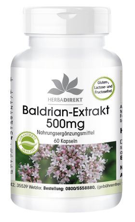 Warnke Vitalstoffe | Gélules de valériane 500 mg