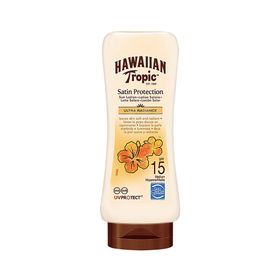 Hawaiian Tropic - Lotion Solaire Satin Protection Ultra Radiance SPF15