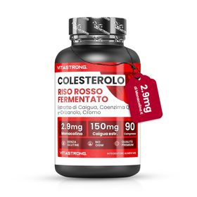 Vitastrong Cholestérol – 90 Comprimés, Avec Riz Rouge Fermenté