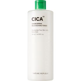 NATURE REPUBLIC Green Derma Mild Cica Toner – Tonique apaisant pour le visage à base de cica