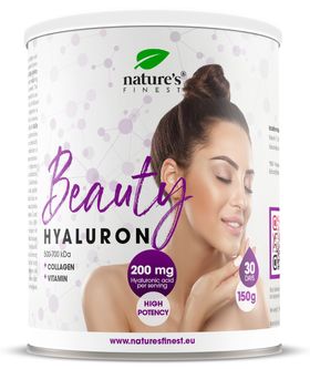 Nature's Finest Beauty Hyaluron - Avec de la Vitamine C, Collagène & Acide Hyaluronique