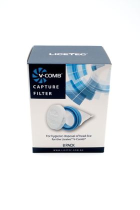 LICTEC Filtre collecteur pour peigne anti-poux V-Comb