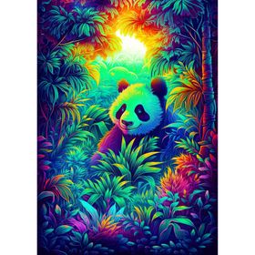 annÉe Panda coin puzzle 1000 pièces