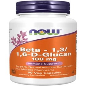 NOW FOODS Beta 1,3/1,6- D-Glucan 100 mg