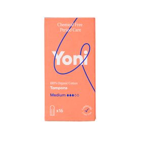 Yoni Tampons Medium - 100% Biologisch katoen
