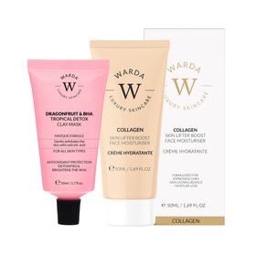 Warda Luxury Skincare Collageen vochtinbrengende crème + BHA detoxmasker