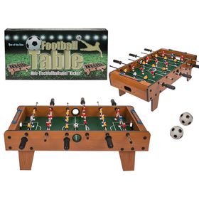 Out of the Blue jeu de football de table en bois avec pieds, kicker