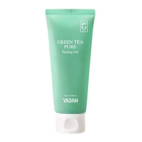 YADAH Green Tea Gel Peeling – Exfoliant doux pour le visage au thé vert pour renouveler la peau