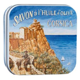 La Savonnerie de Nyons - Metalen doos met zeep - Kust van Corsica