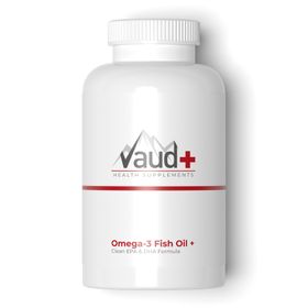 Vaud Omega-3 Fish Oil 2000mg - Met 600mg EPA & DHA - Ondersteunt de Hartfunctie - Softgels