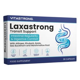 Vitastrong Laxastrong - 30 capsules, voor een regelmatige stoelgang en spijsverteringscomfort