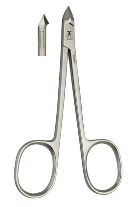 Excellent Solingen Pince à cuticules avec poignée ciseaux