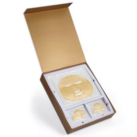 Kedma – 24K Goud Masker Set – Gezicht & Ogen – Rimpelvermindering & Stralend